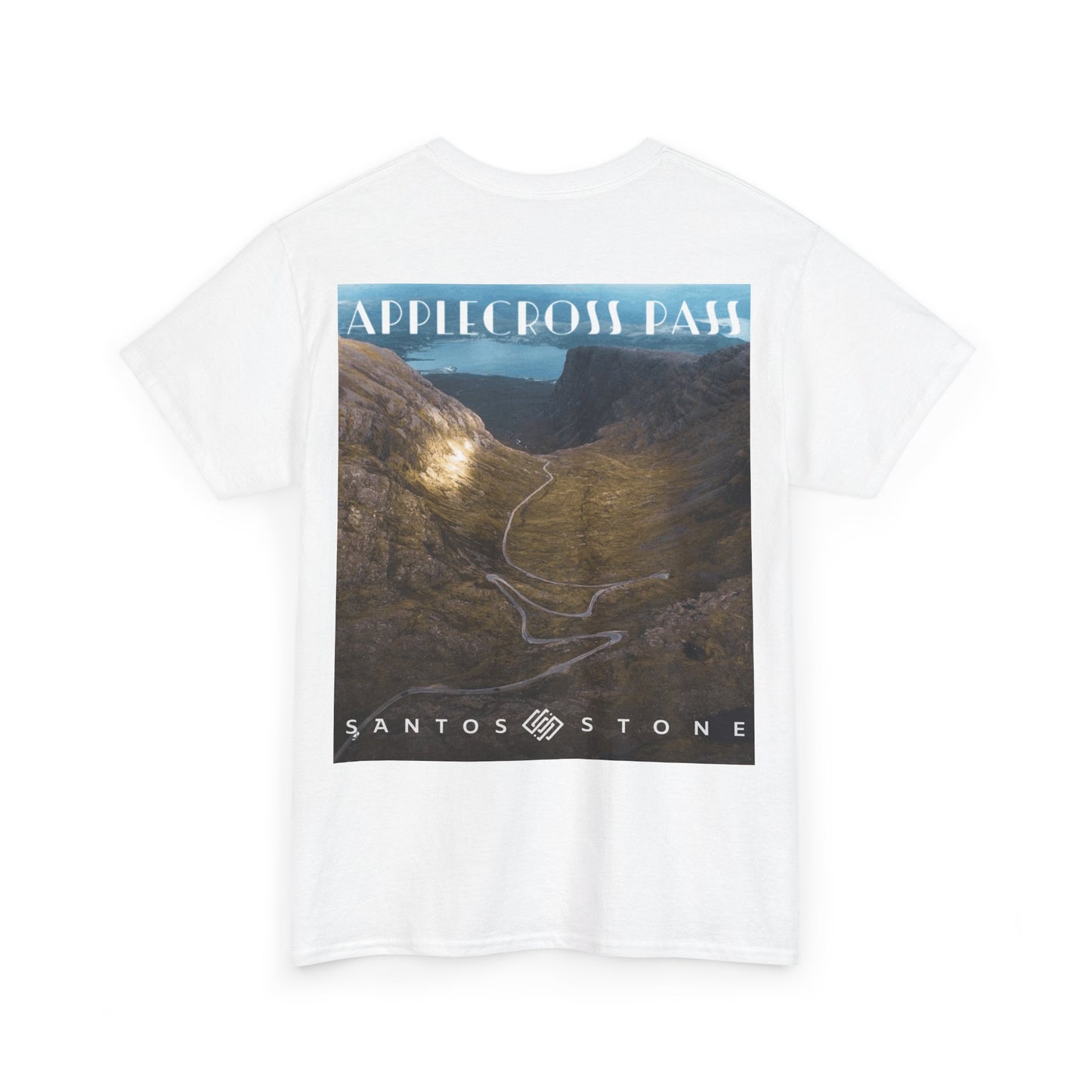 'Applecross Pass' Heavy Cotton Tee | SANTOS&STONE