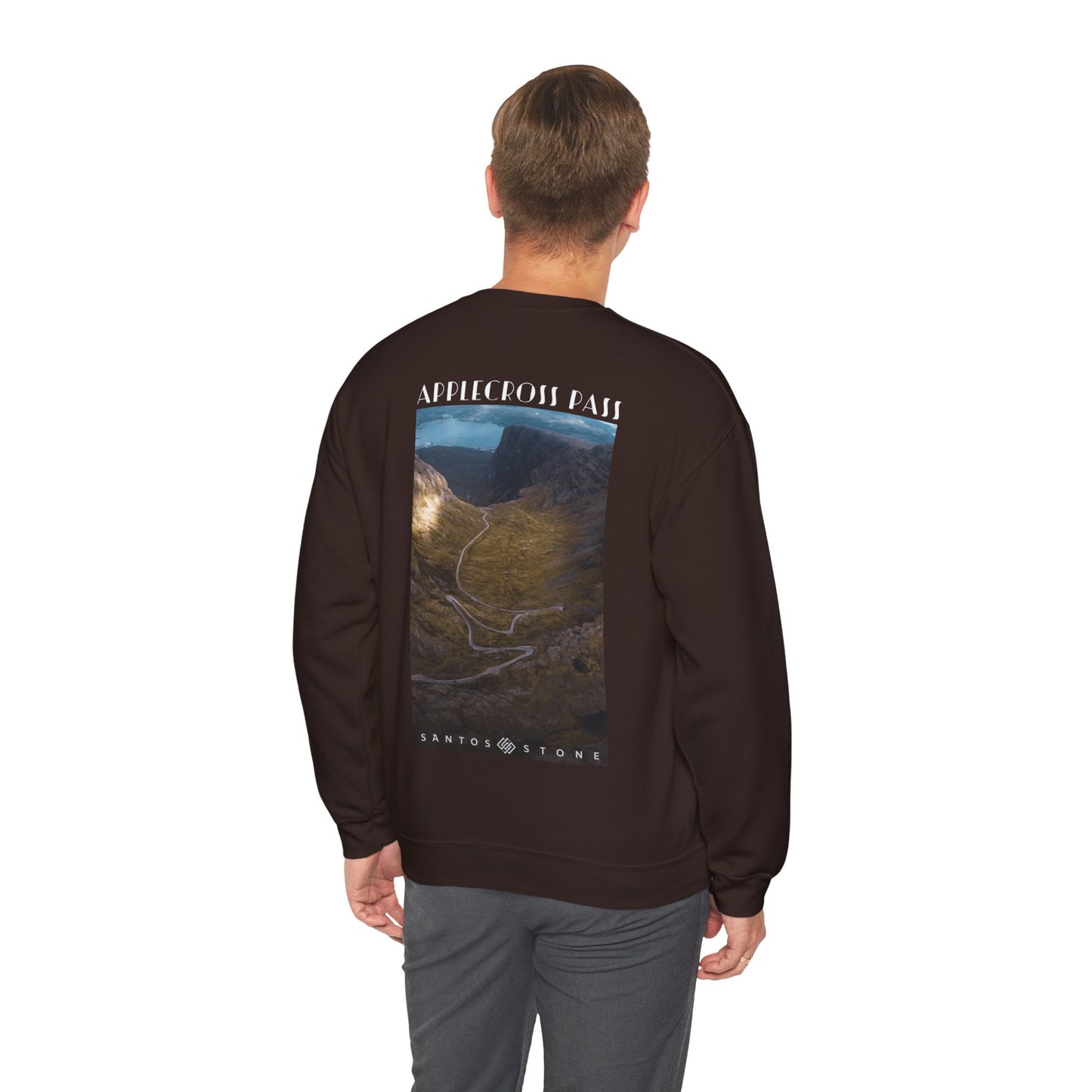Crewneck Jumper 'Applecross Pass' | SANTOS&STONE